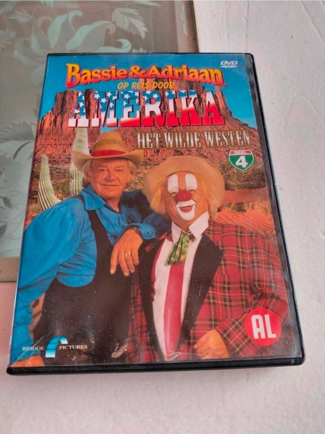 Bassie en Adriaan - in het Wilde Westen dvd., Gebruikt, Alle leeftijden, Tv-serie, Ophalen of Verzenden