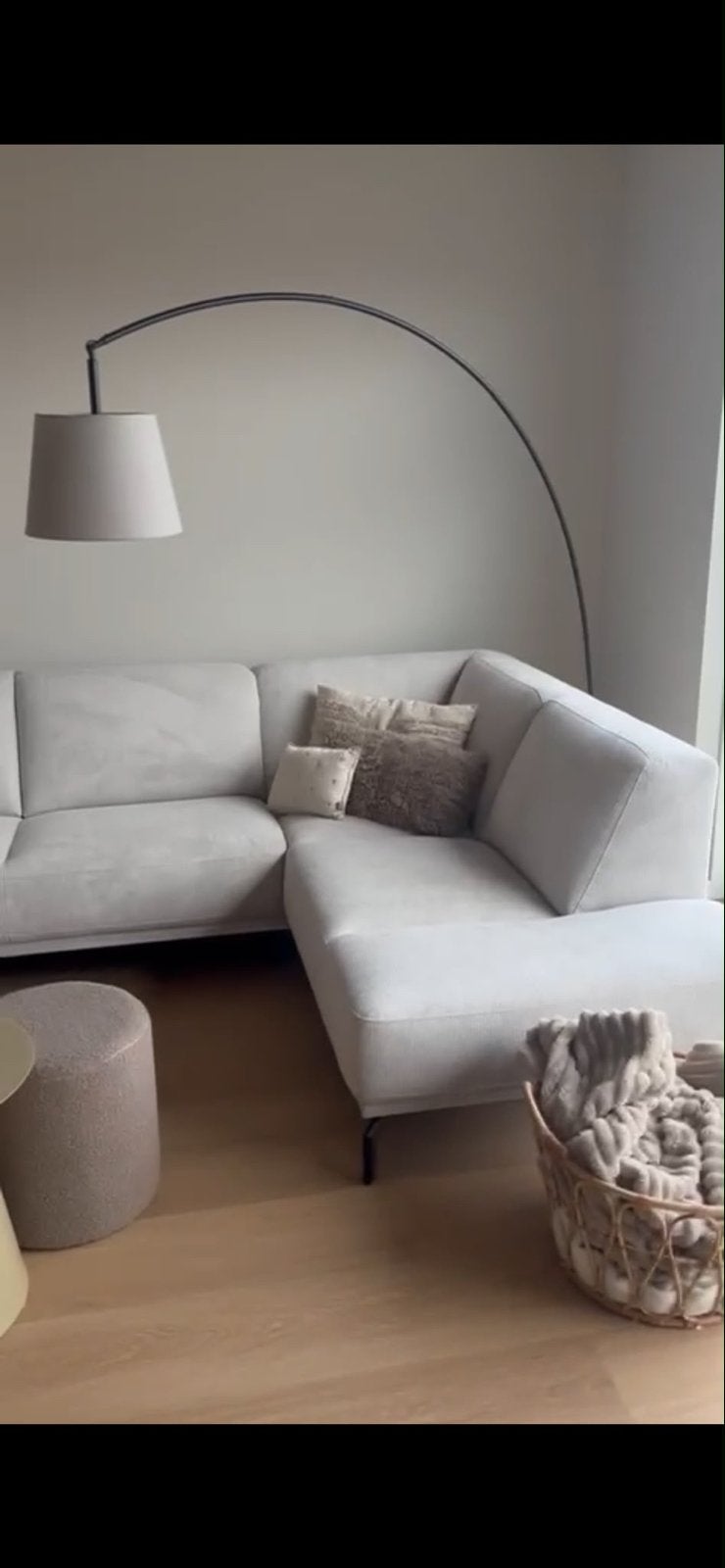 IKEA SKOTTORP Staande booglamp - Modern en stijlvol, Ophalen, Zo goed als nieuw, Metaal, 150 tot 200 cm
