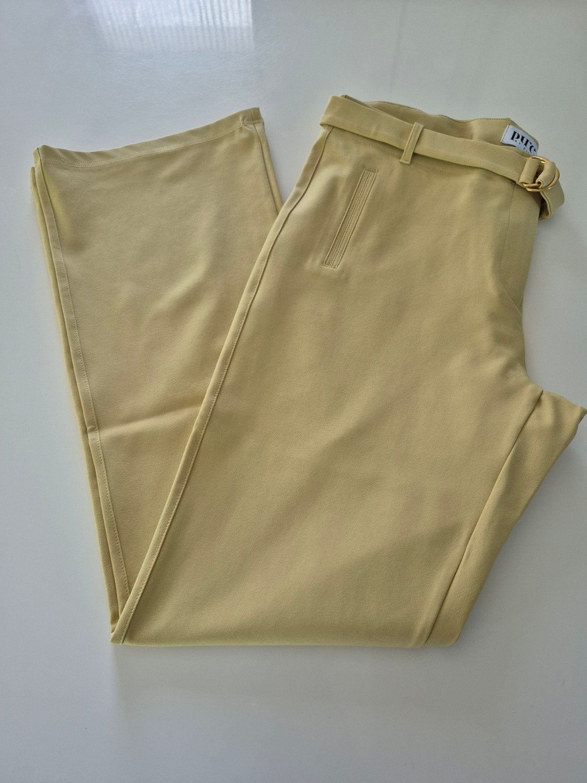 Nieuwe Pure by Zizo broek model Pia licht mosterdgeel, Geel, Maat 46/48 (XL) of groter, Ophalen of Verzenden, Zo goed als nieuw