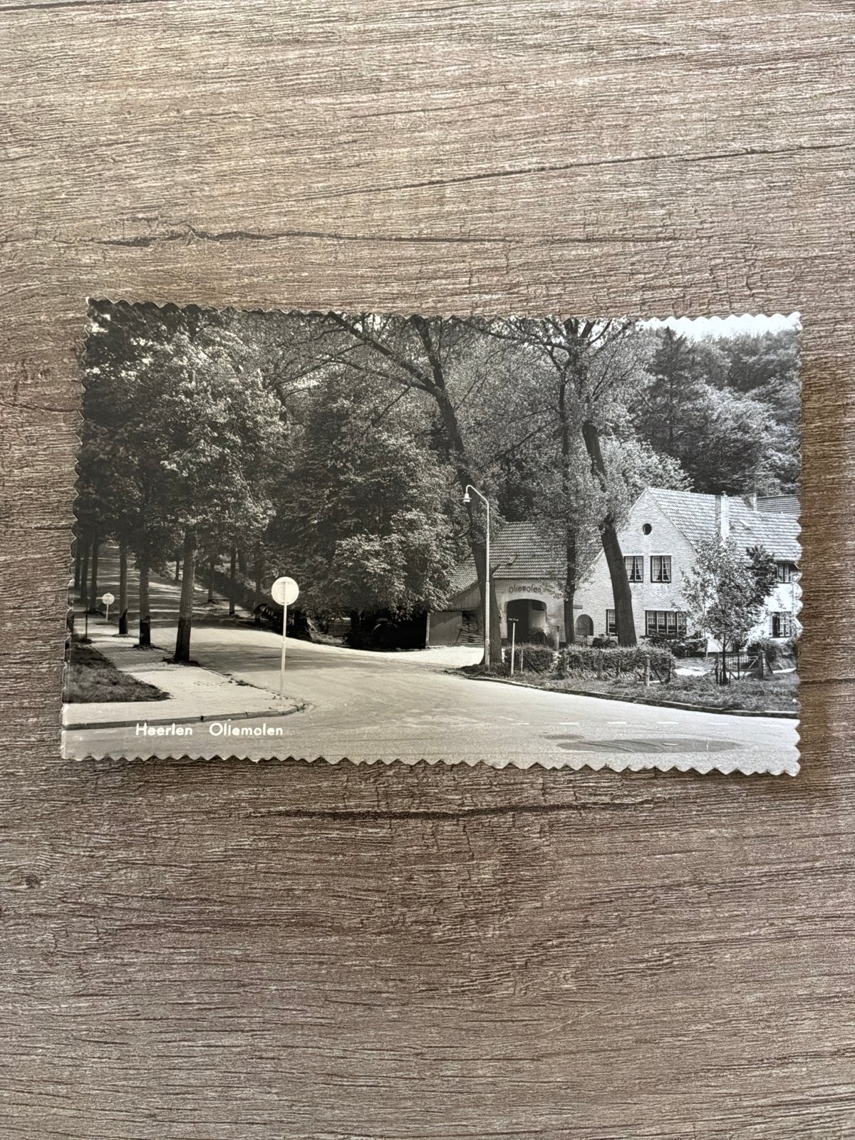 Oude Ansichtkaart Heerlen Oliemolen - Zwart-wit, Verzenden, 1920 tot 1940, Gelopen, Limburg