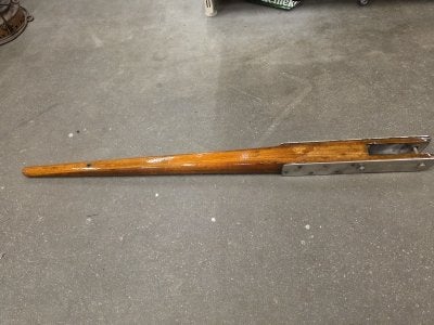 Helmstok met beslag L: 105 cm, Niet ingevuld, Gebruikt, Niet ingevuld, Niet ingevuld