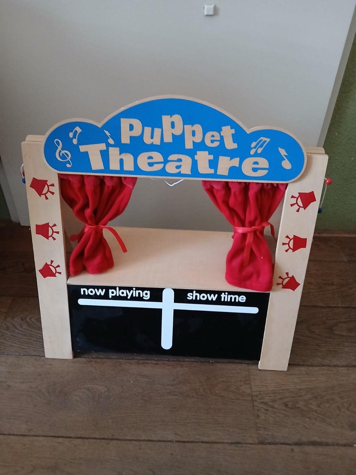 Houten poppenkast Compact tafel model.50 breed en 50 hoog., Ophalen of Verzenden, Zo goed als nieuw, Overige