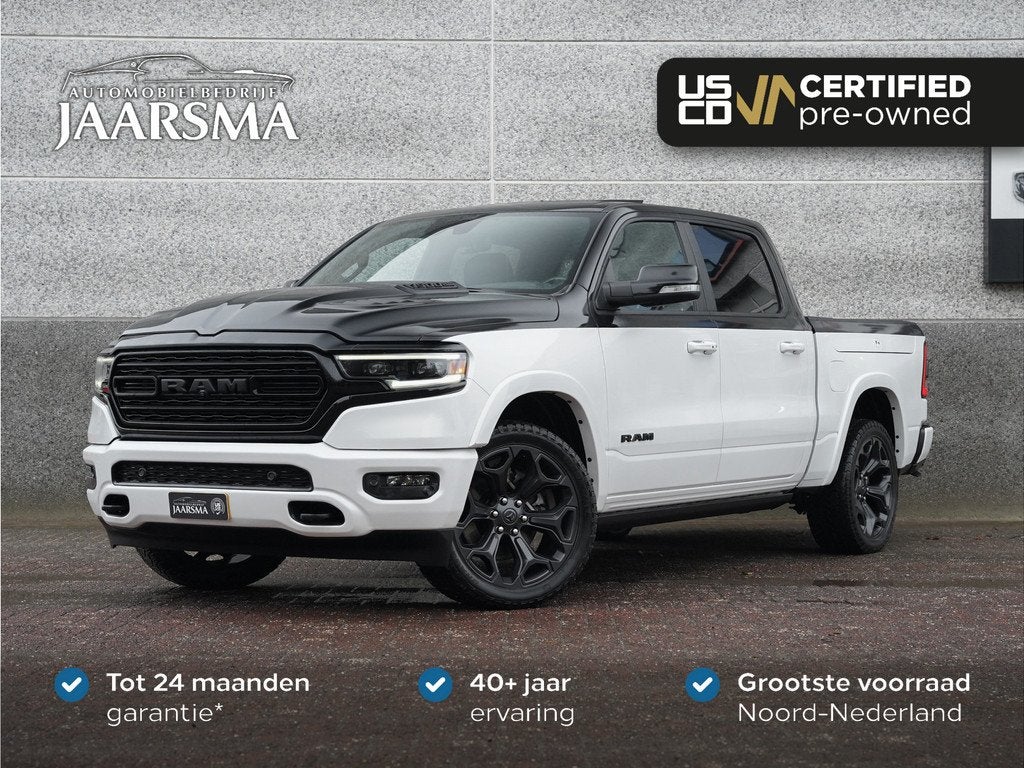 Dodge Ram 1500 5.7 V8 4x4 Crew Cab Limited Night |Adaptive C, Auto's, Dodge, Automaat, Gebruikt, 5654 cc, 402 pk