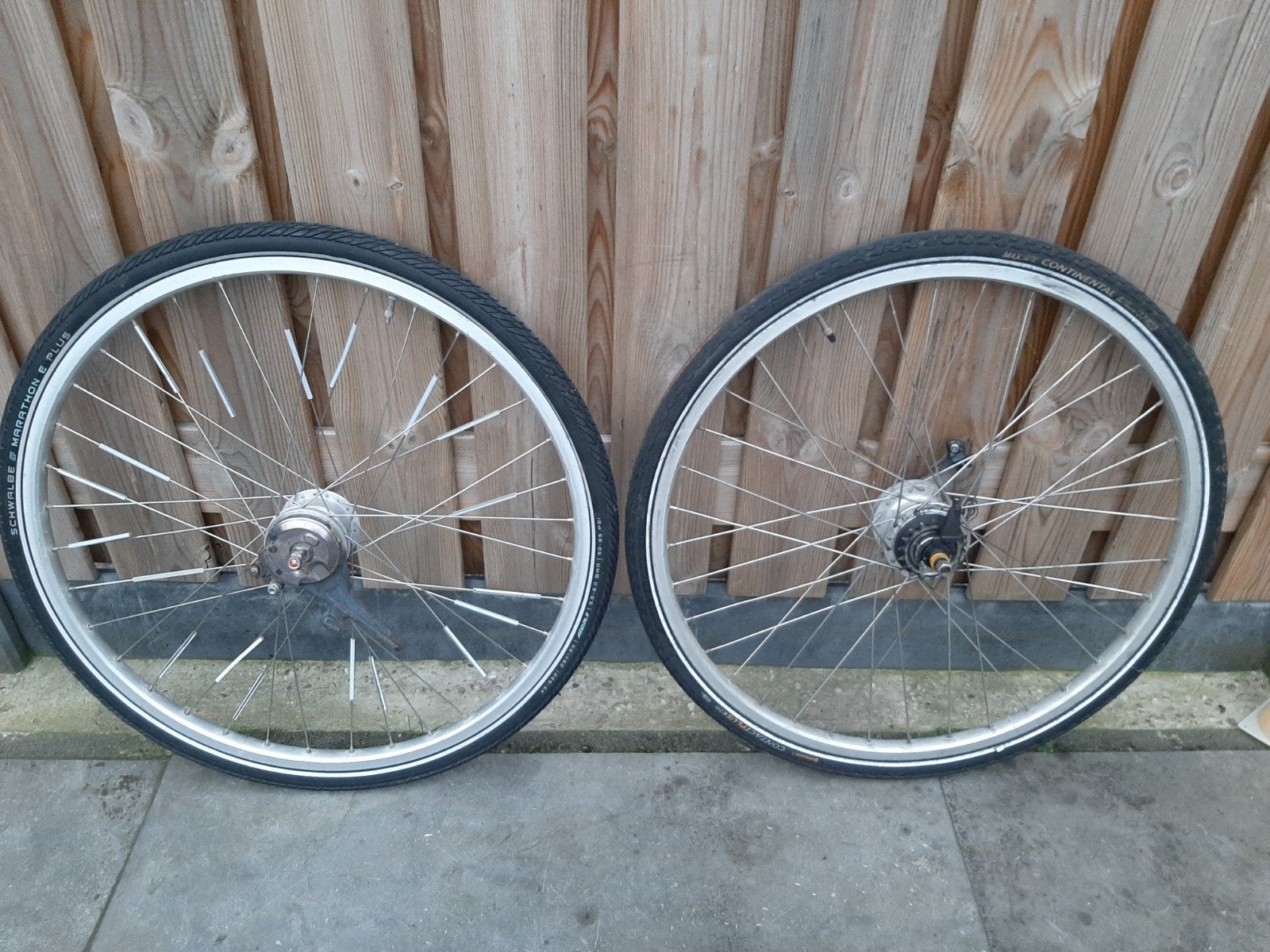 setje 28 inch wielen shimano nexus 7 versnelling naafdynamo, Fietsen en Brommers, Wiel, Gebruikt, Shimano Nexus, Ophalen of Verzenden