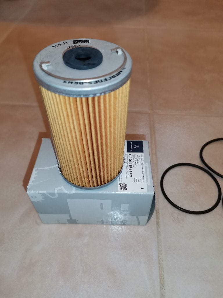 Inzet olie filter Mercedes W123 (onderdeel nr A0001802409), Ophalen of Verzenden, Nieuw, Mercedes-Benz