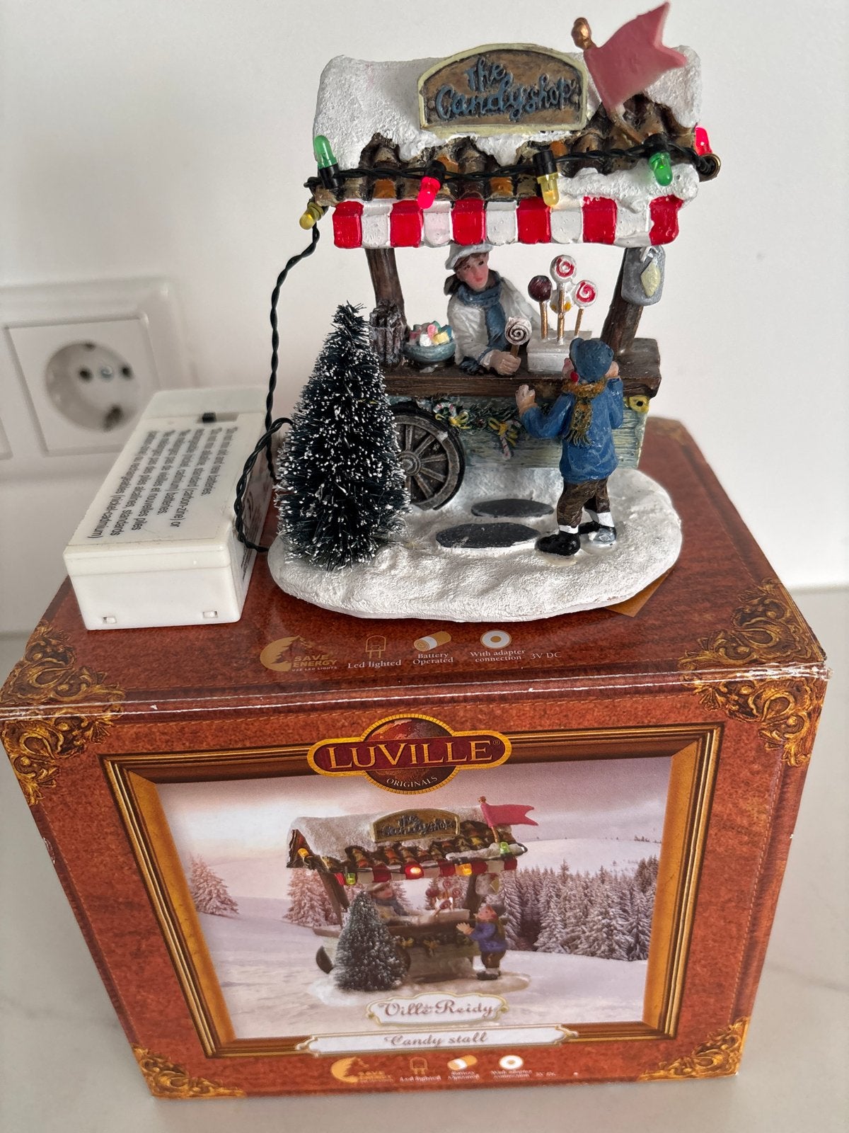 Luville candy stall aanvulling kerstdorp, Diversen, Ophalen of Verzenden, Zo goed als nieuw