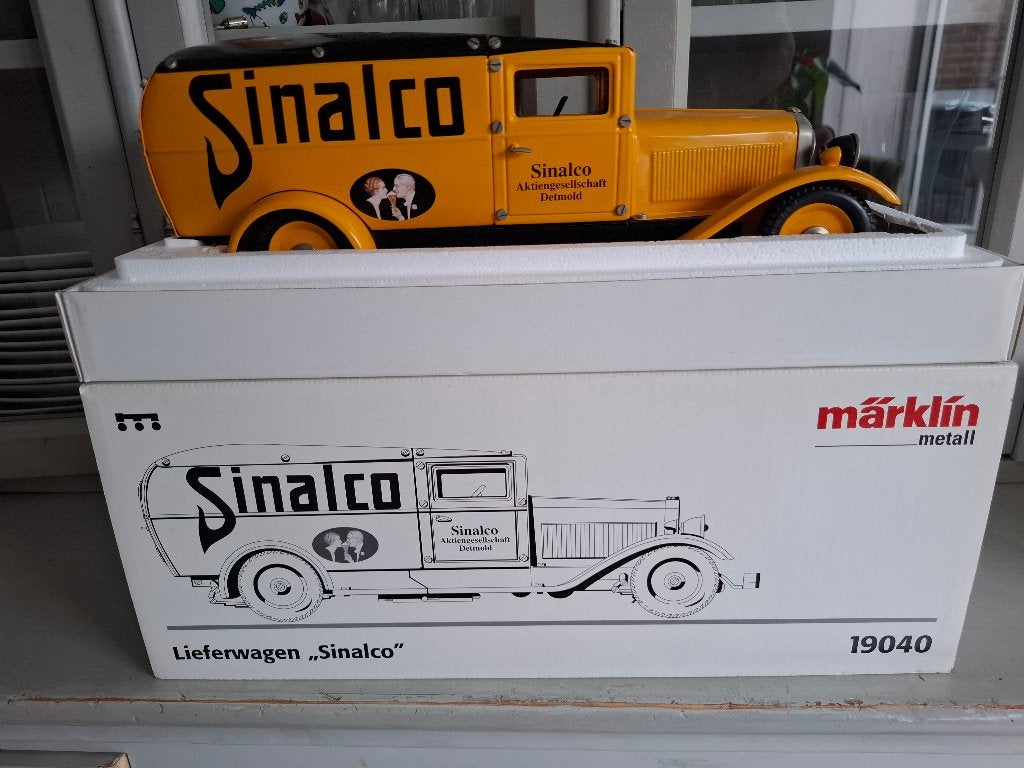 Marklin 19040 Sinalco vrachtwagen- Metallbauwkasten, Ophalen of Verzenden