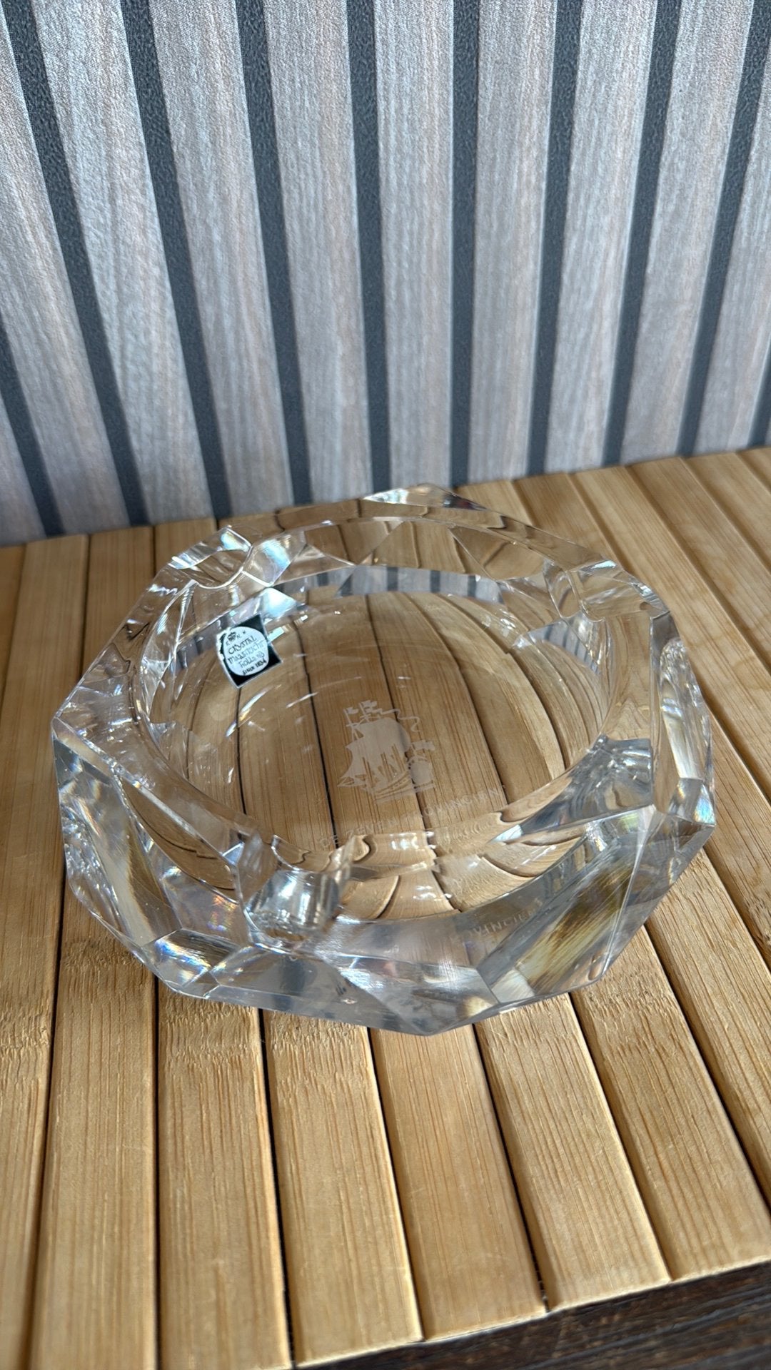 Vintage kristal ‘De zeven provinciën’, Ophalen of Verzenden