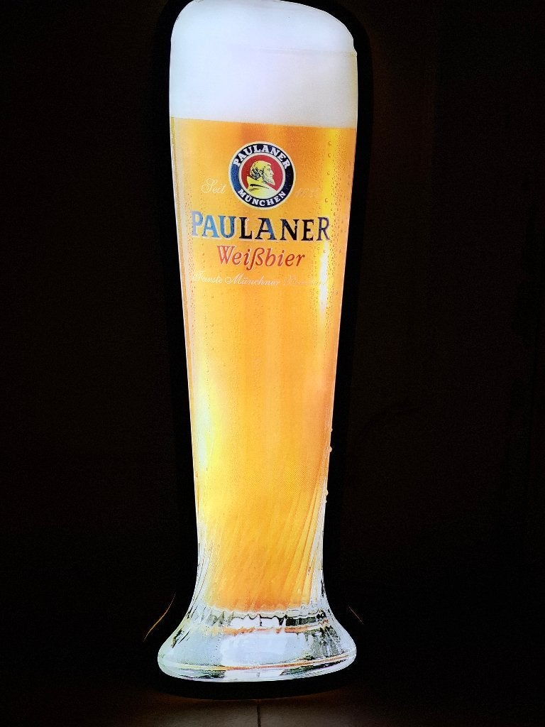 Lichtreclame Paulaner bier, Verzamelen, Merken en Reclamevoorwerpen, Ophalen of Verzenden, Nieuw, Lichtbak of (neon) lamp
