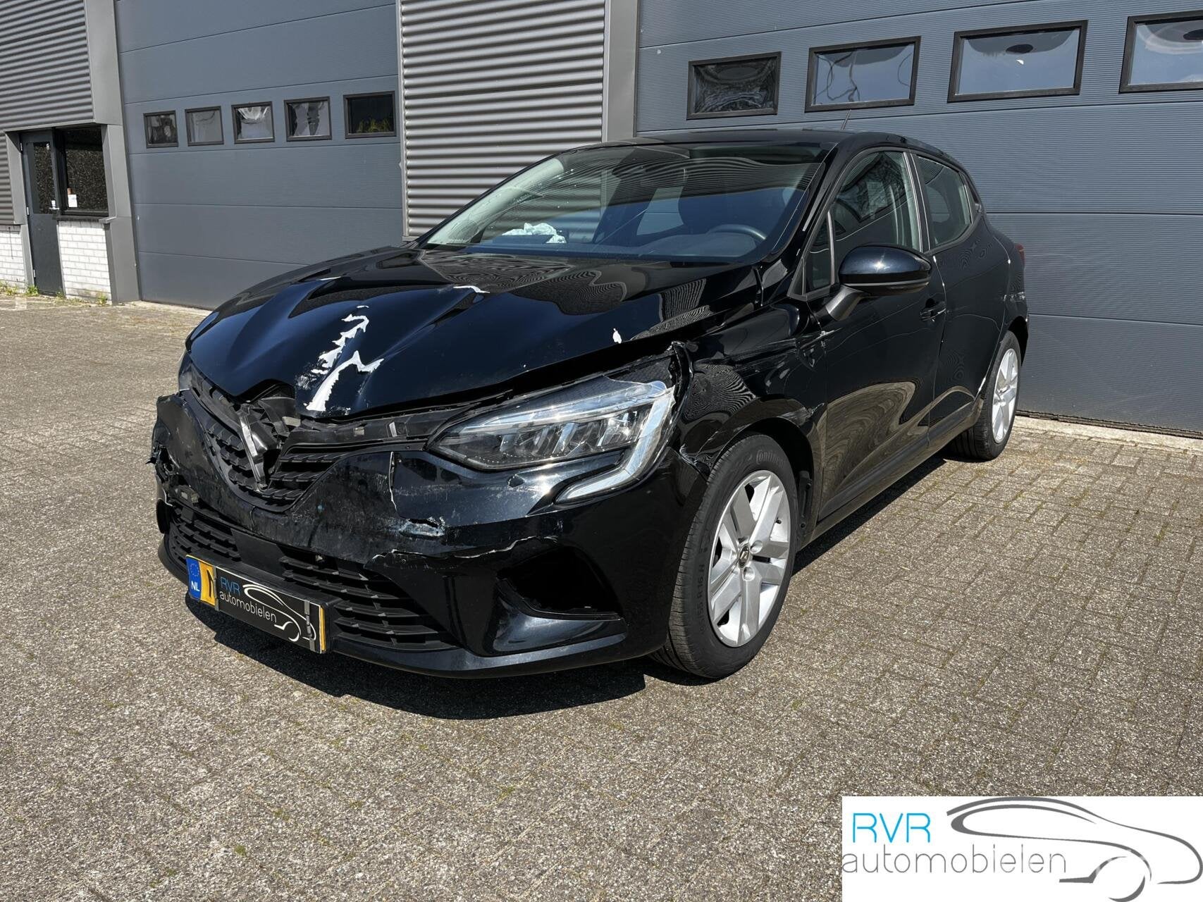 Renault Clio 1.0 TCe Zen SCHADE, Auto's, Voorwielaandrijving, Stof, Gebruikt, Zwart