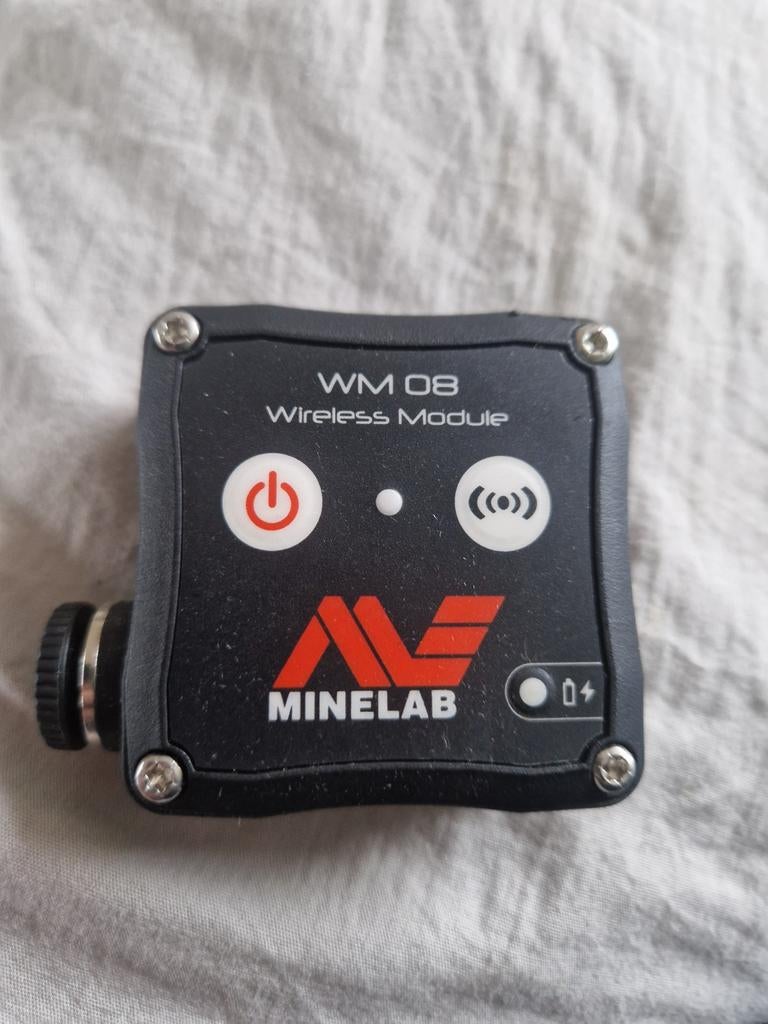 Minelab WM 08 Draadloze Module voor Metaaldetector, Hobby en Vrije tijd, Metaaldetectors, Ophalen of Verzenden, Gebruikt, Minelab