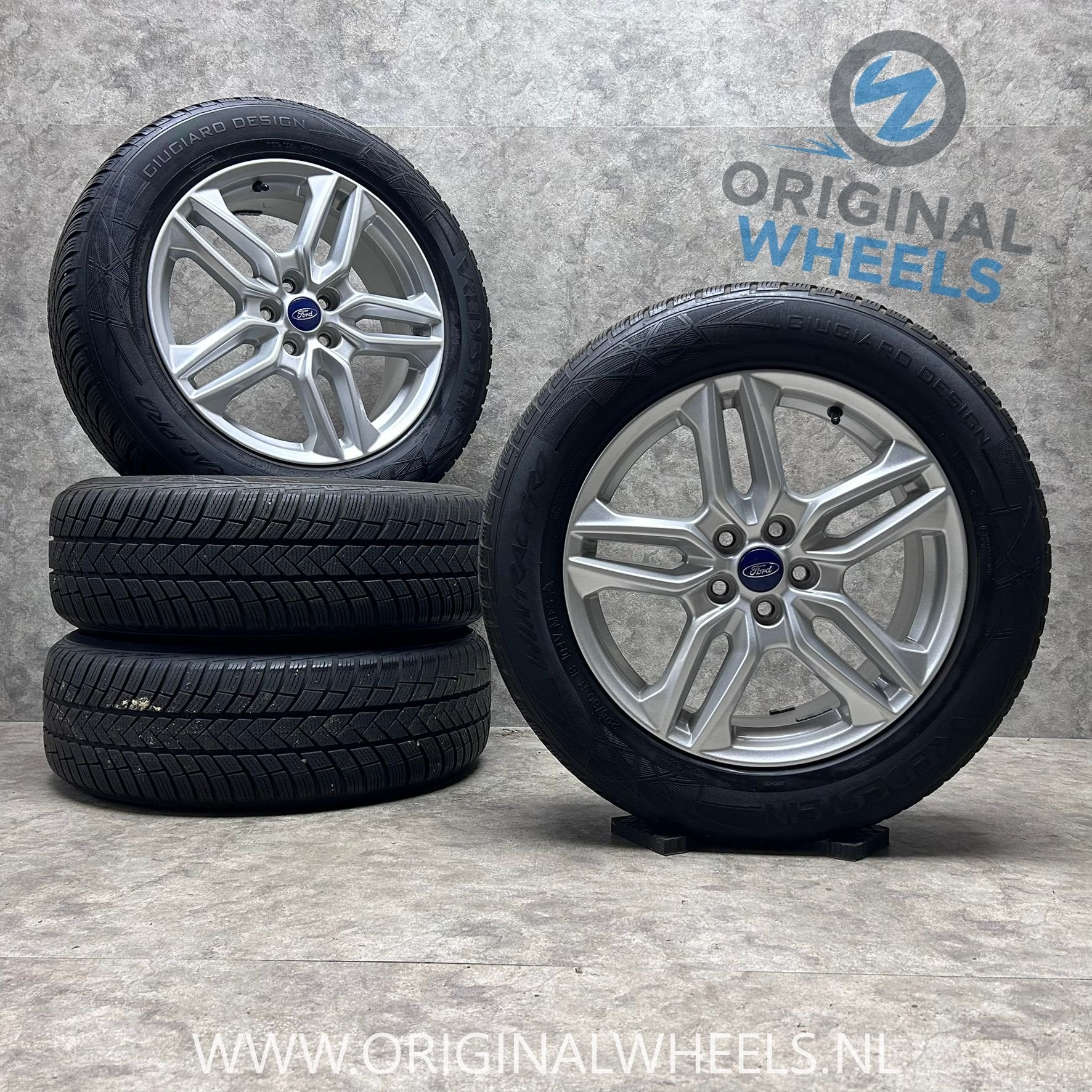 18 inch originele velgen + winterbanden  Ford Kuga MK3, Auto-onderdelen, 18 inch, Gebruikt, -, -