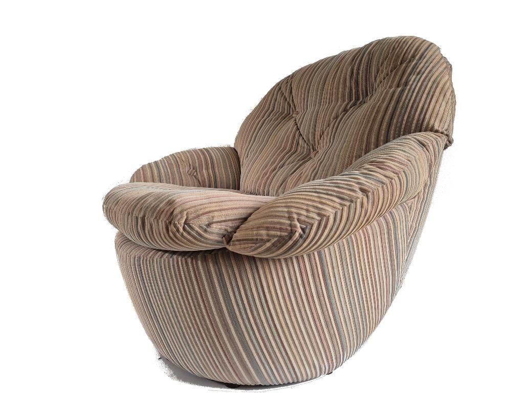 Waanzinnige vintage Italiaans design pod chair egg chair, Huis en Inrichting, Fauteuils, Ophalen, Gebruikt, 75 tot 100 cm, 75 tot 100 cm