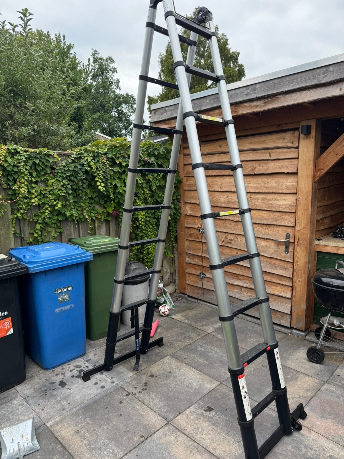 Telescopische vouwlader Aldorr professional, Ophalen, Zo goed als nieuw, Opvouwbaar of Inschuifbaar, 4 meter of meer