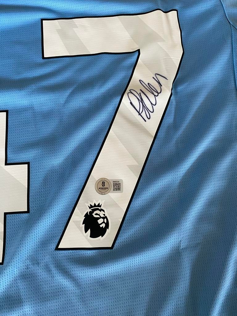 Gesigneerd Phil Foden Manchester City Shirt - Beckett COA, Ophalen of Verzenden, Nieuw, Buitenlandse clubs, Shirt
