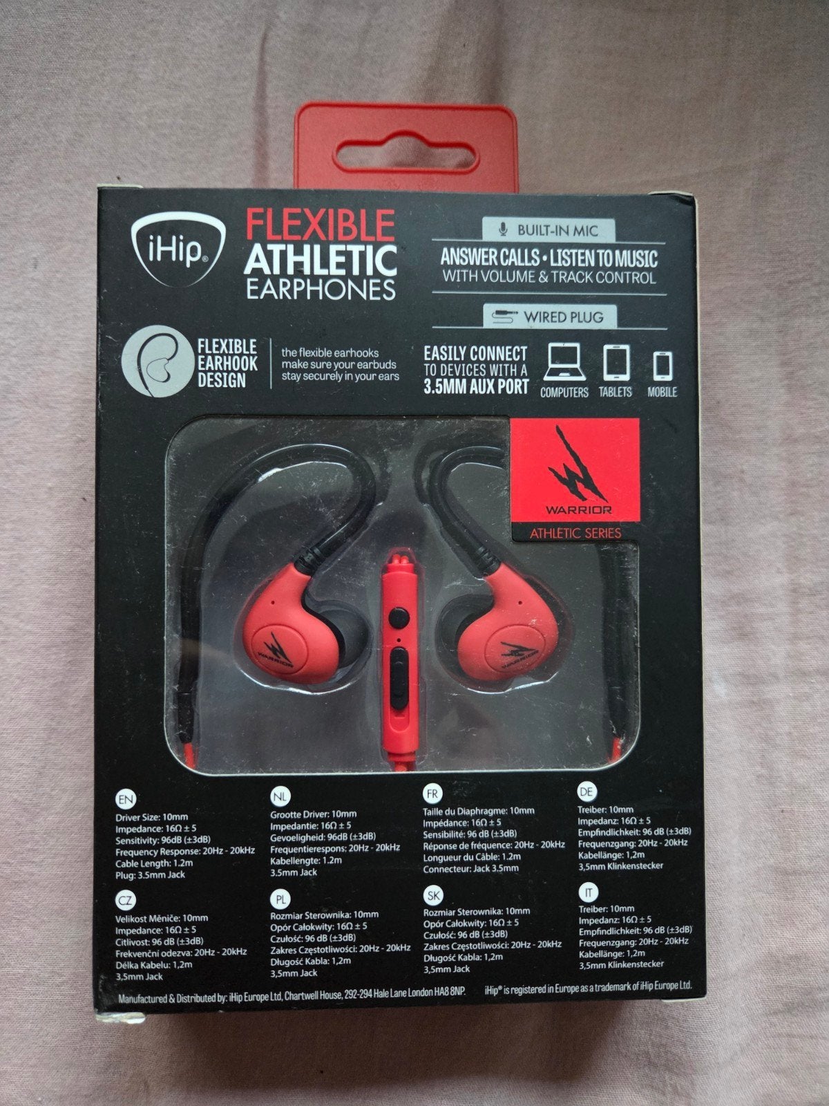 Nieuwe iHip Sport Oordopjes met Microfoon, Audio, Tv en Foto, Koptelefoons, Overige merken, In-ear, Microfoon, Nieuw