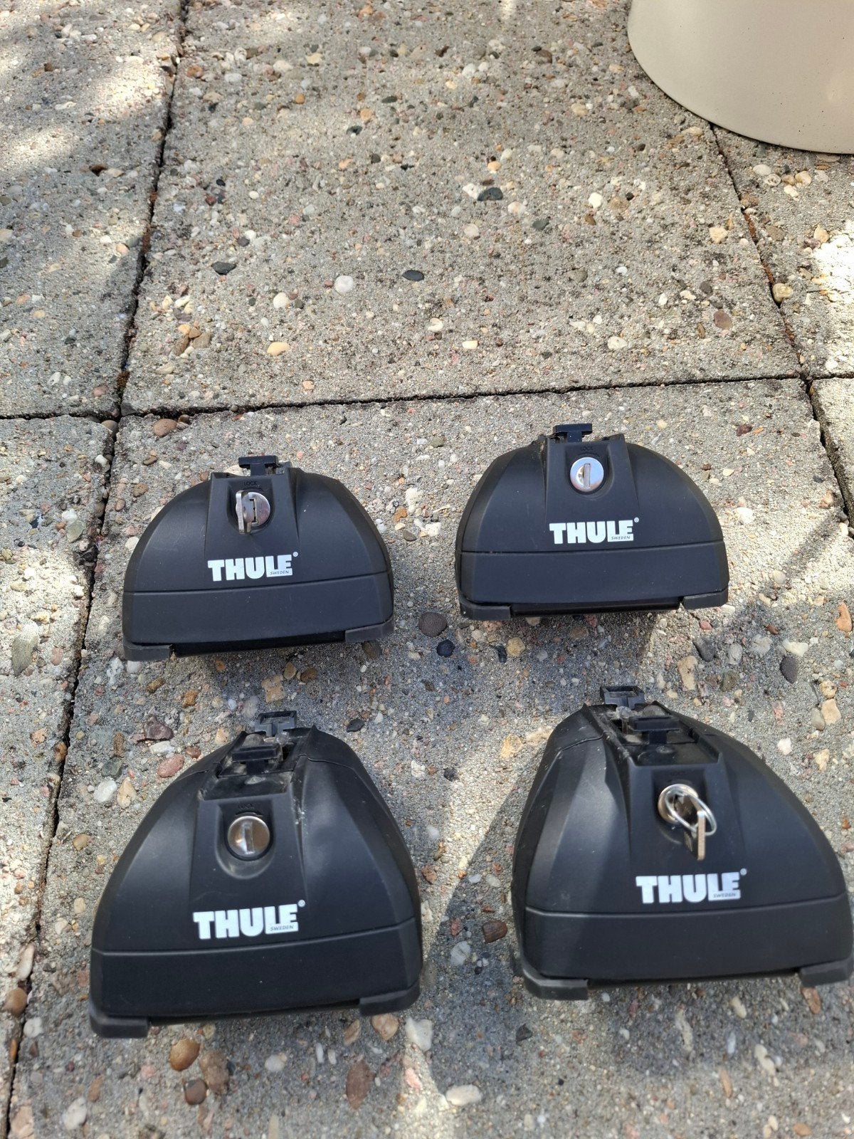 Thule voetenset en kit geschikt voor Renault Grand Scénic, Auto diversen, Ophalen, Gebruikt