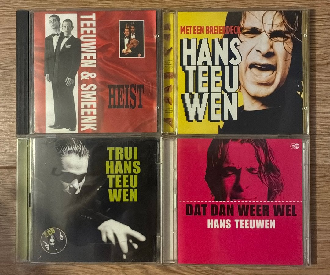 4 cds Hans Teeuwen, Ophalen of Verzenden, Gebruikt, Album