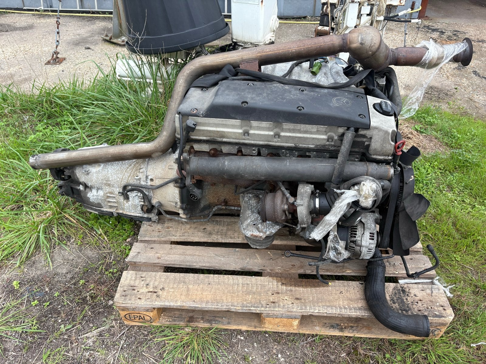 Mercedes-Benz OM606 motor met versnellingsbak, Gebruikt, Om606, Mercedes-Benz, Ophalen of Verzenden