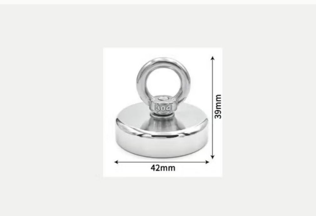 Neodymium magneet voor magneetvissen (61KG draagkracht), Ophalen of Verzenden, Nieuw