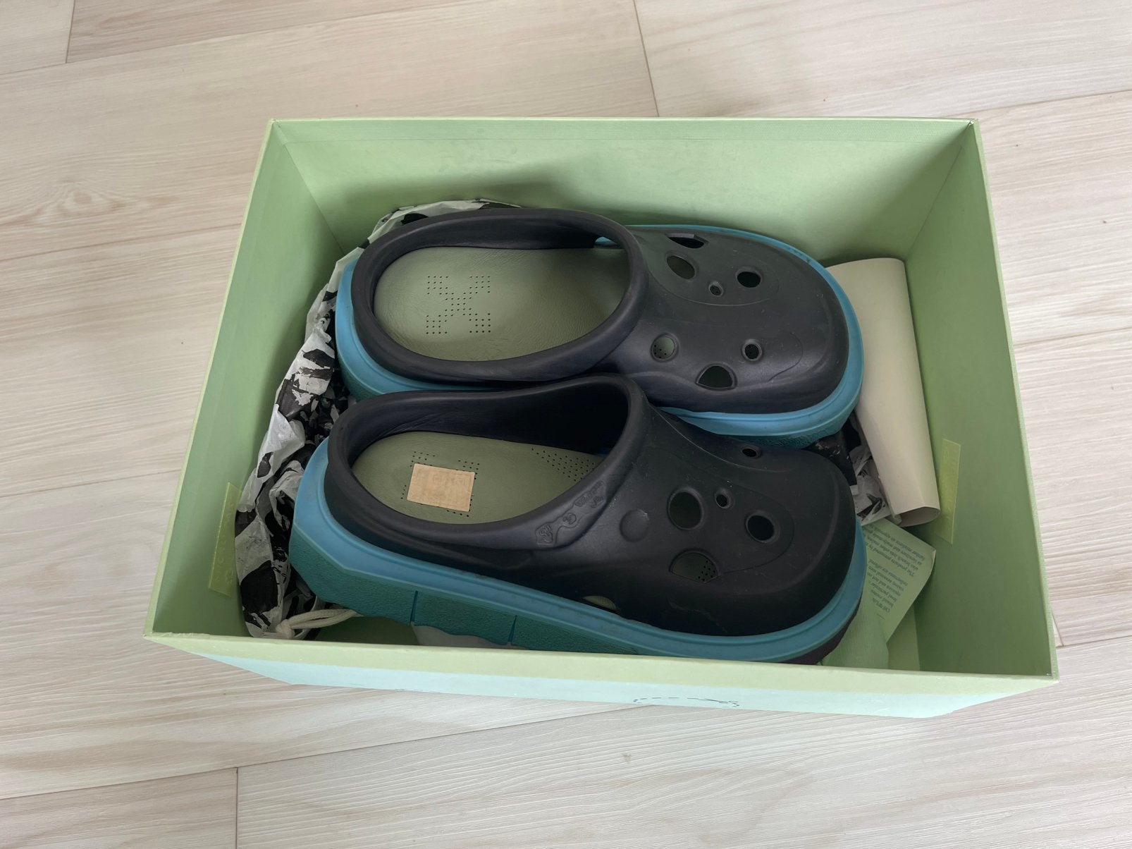 Slippers Off-White Meteor maat 40, Slippers, Blauw, Ophalen of Verzenden, Zo goed als nieuw