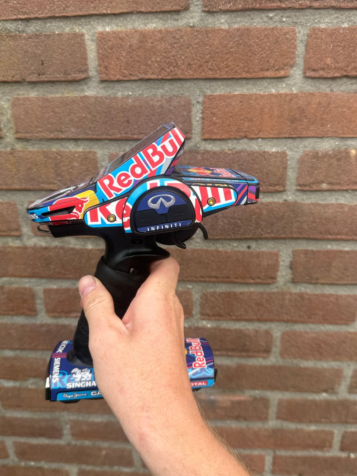Futaba T4PX Red Bull zender met Life accu, Zo goed als nieuw, Onderdeel, Overige schalen, Overige typen