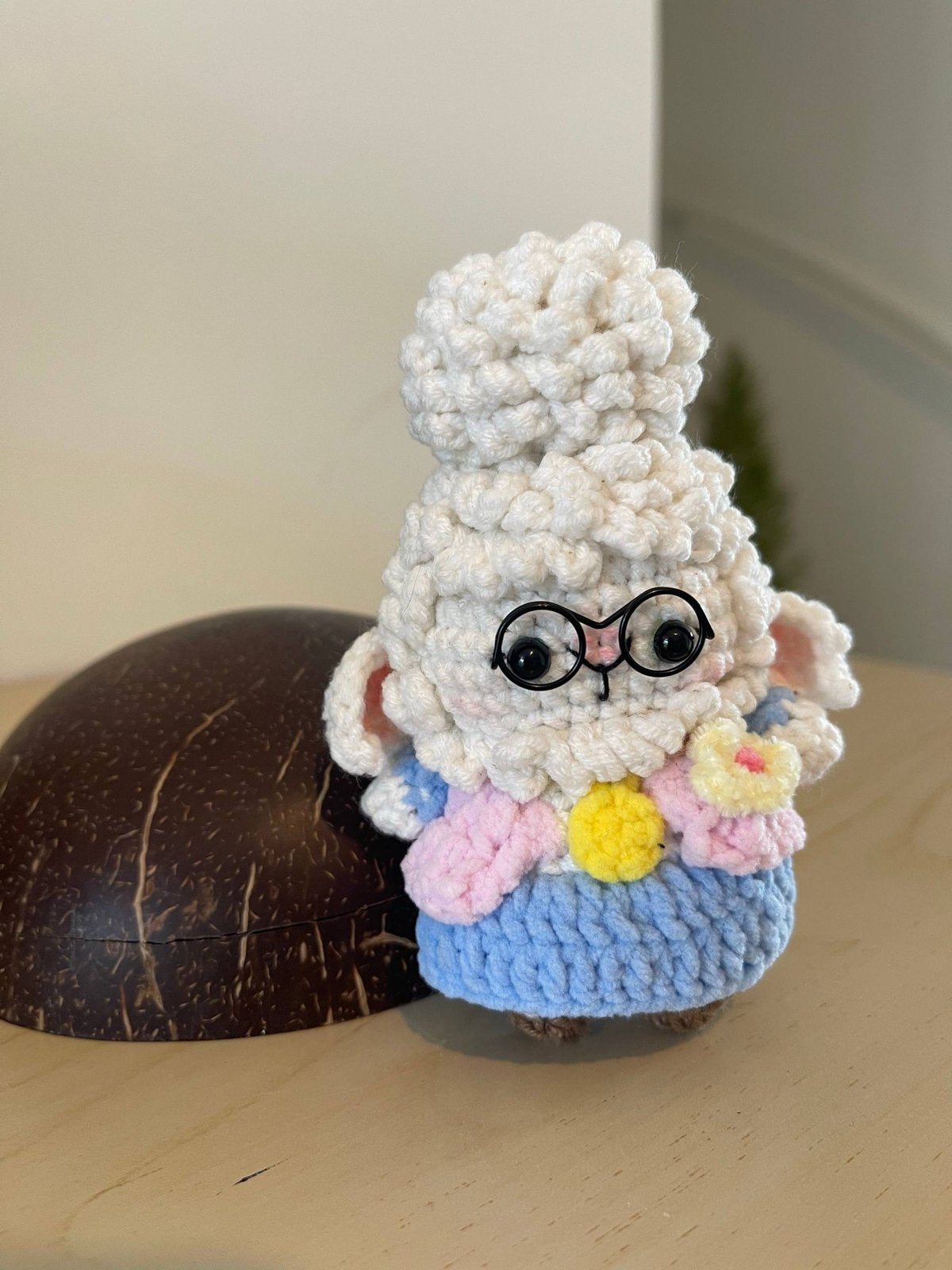 Gehaakte Oma Knuffel - Handgemaakt en Uniek, Overige merken, Overige typen, Ophalen of Verzenden, Zo goed als nieuw