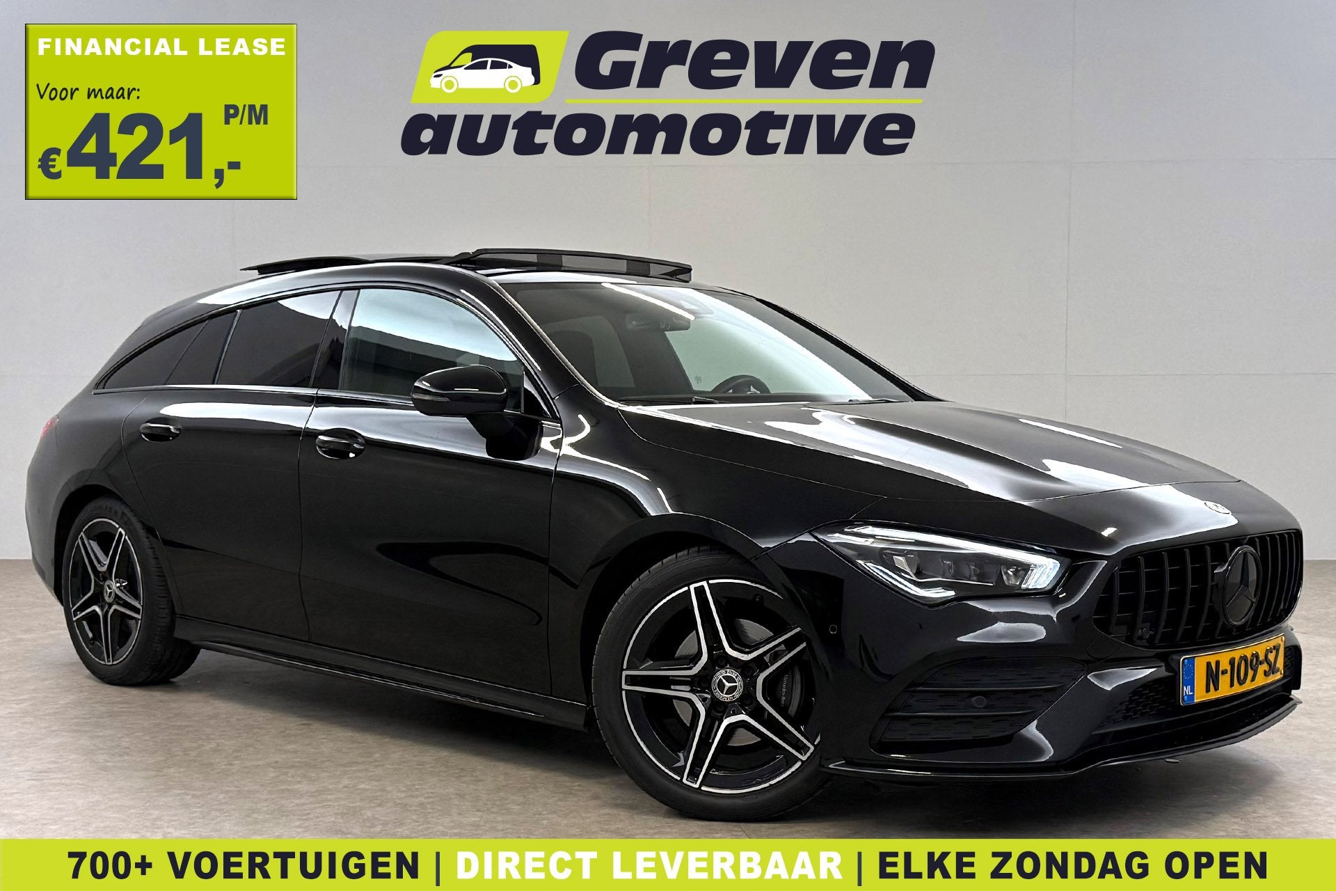 Mercedes-Benz CLA-Klasse 180 AMG Nightpakket | Pano | Sfeer, Auto's, Mercedes-Benz, CLA, 136 pk, Gebruikt, Euro 6