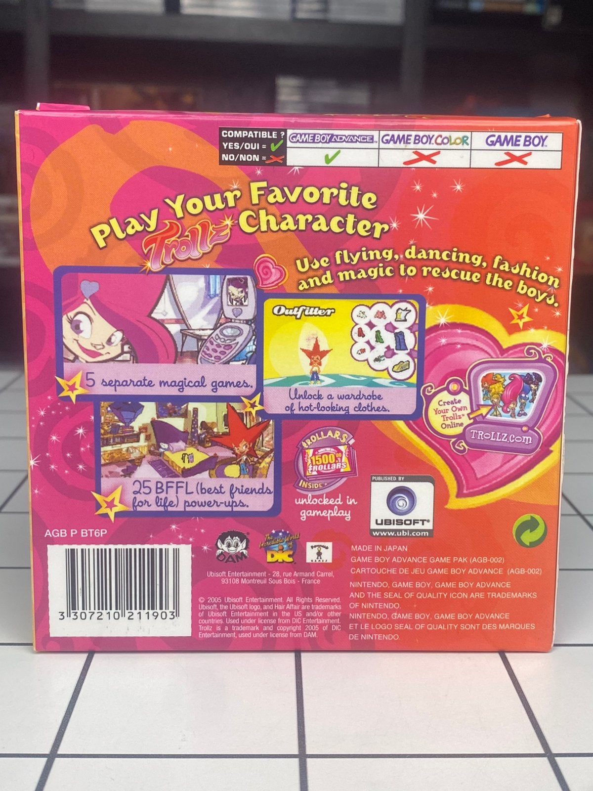 Trollz Hair Affair! - Nintendo Game Boy Advance - Ubisoft, Ubisoft, Www.ubisoft.com, 1 speler, Ophalen of Verzenden