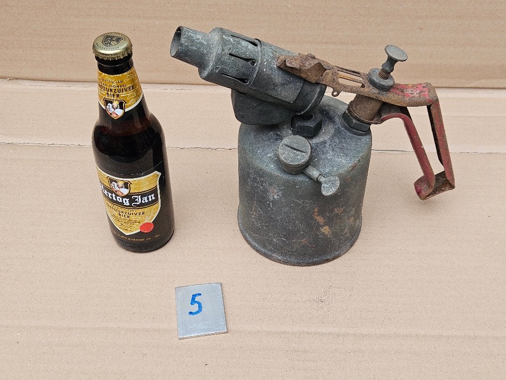 Antieke benzinebrander / verfbrandertje Lot nr. 5, Ophalen of Verzenden