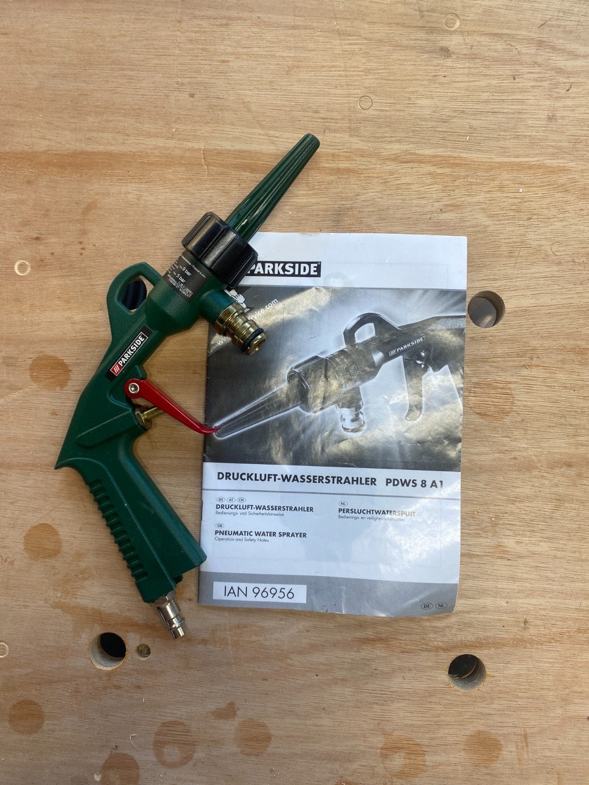 Parkside Persluchtwaterspuit PDWS 8 A1 - Nieuw, Doe-het-zelf en Verbouw, Gereedschap | Handgereedschap, Ophalen of Verzenden, Nieuw