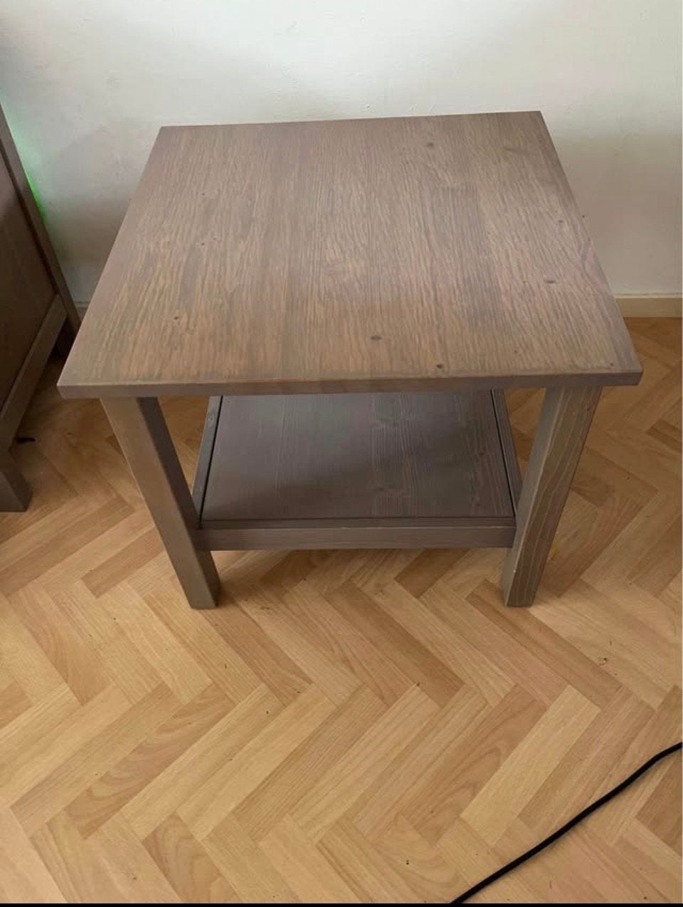 Hemnes bijzettafel, Ophalen, Minder dan 50 cm, Gebruikt, Vierkant