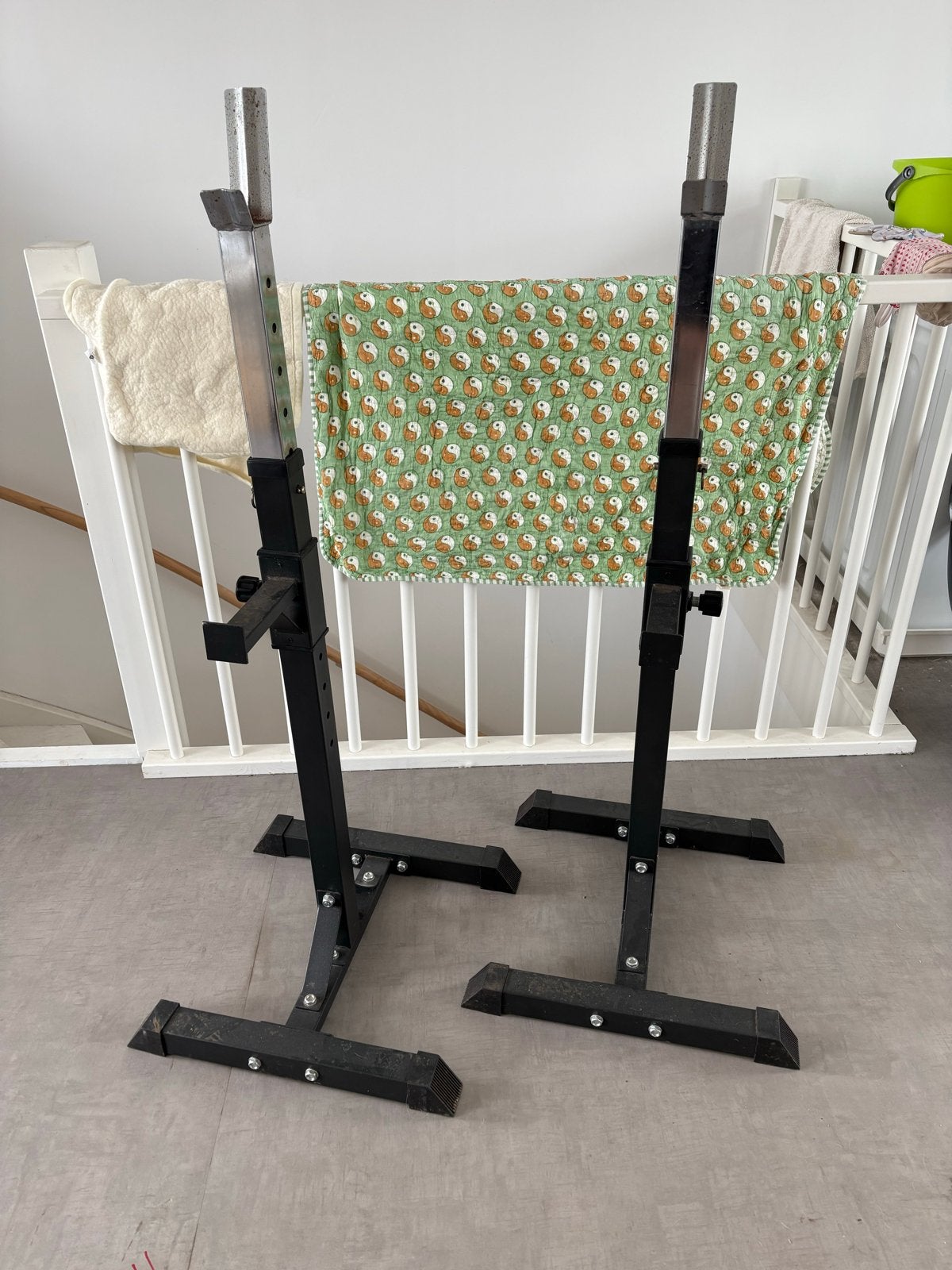 Gorilla Squat Racks / Haltersteunen (verstelbaar), Ophalen, Gebruikt, Benen, Overige typen