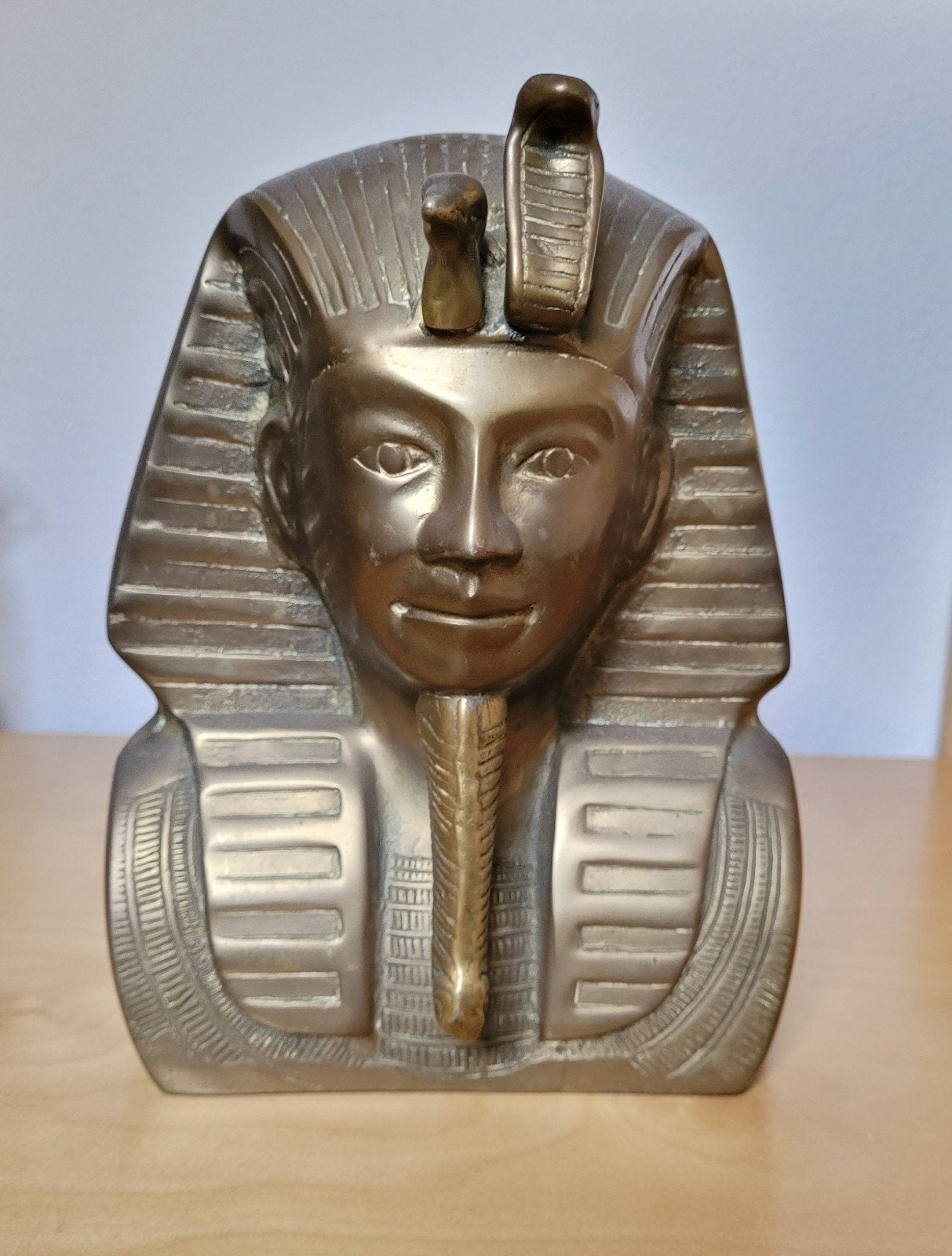Bronzen Buste Toetanchamon - Egyptische Farao, Ophalen, Buste, Brons, 20 - 50 cm