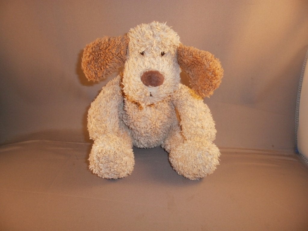 hond harig bruin met donkerbruine oren/staart harde neus 21, Overige merken, Zo goed als nieuw, Middelgroot (20 tot 80 cm), Korrelvulling