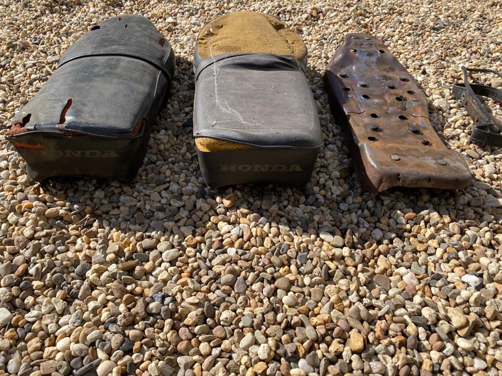 Buddyseat / zadel Honda C50 ot, Ophalen of Verzenden, Zo goed als nieuw, Zadel, Overige merken
