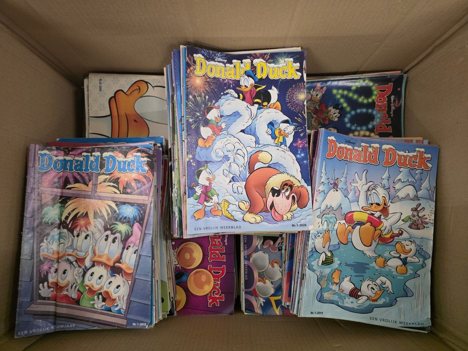 Meerdere complete jaargangen Donald Duck, Complete serie of reeks, Ophalen of Verzenden, Gelezen, Europa
