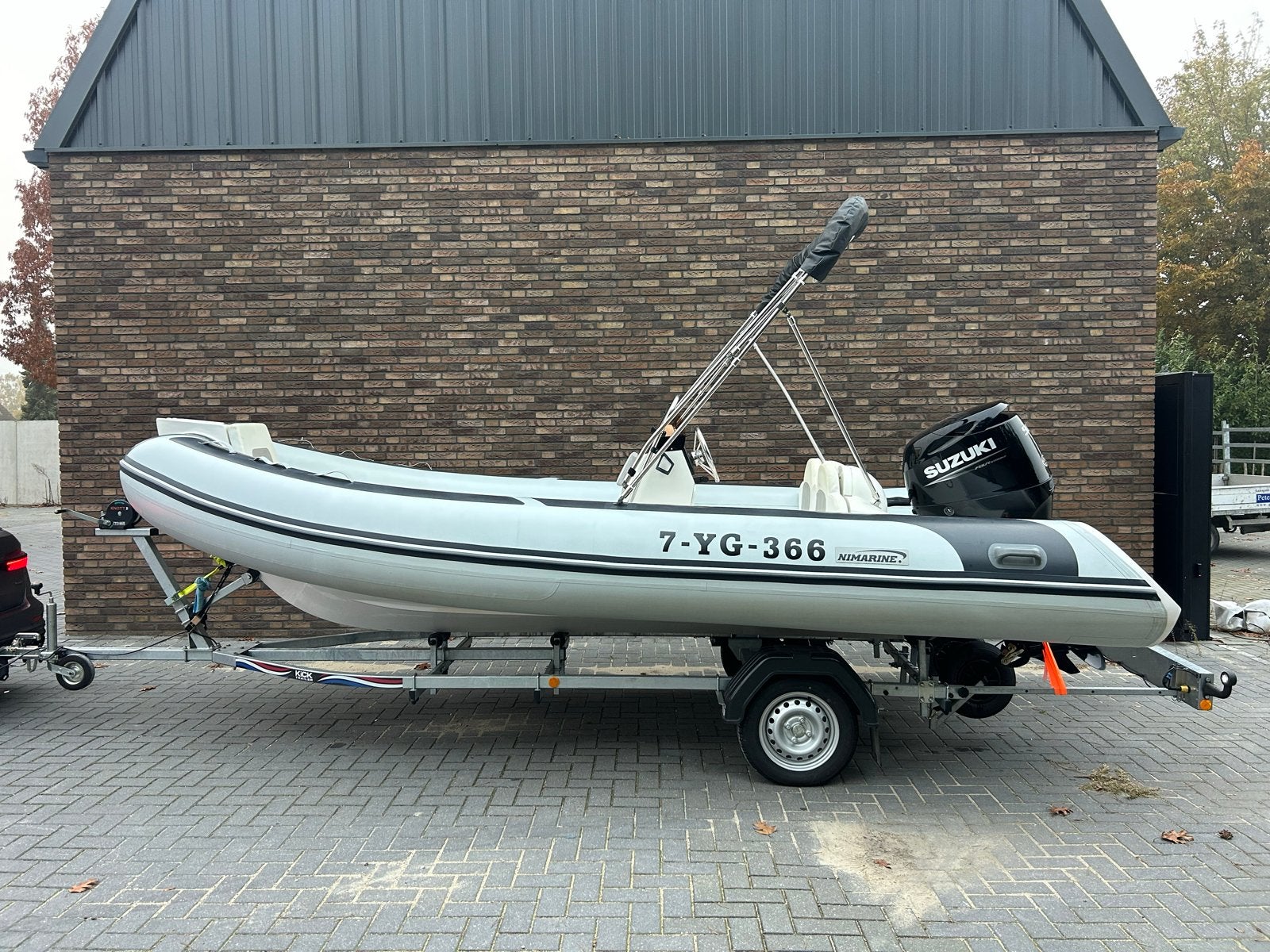 Nimarine RIB mx500 met Suzuki 90pk buitenboordmotor, Watersport en Boten, Polyester/glasvezel, Inclusief motor, 5 m, Ophalen of Verzenden