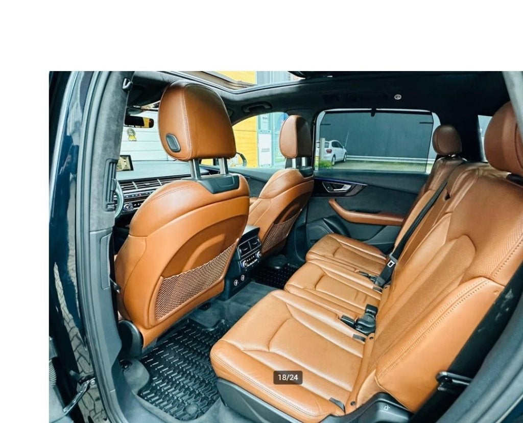 Audi Q7 stoelbekleding interieur rugleuning achterpaneel;, Ophalen of Verzenden, Audi