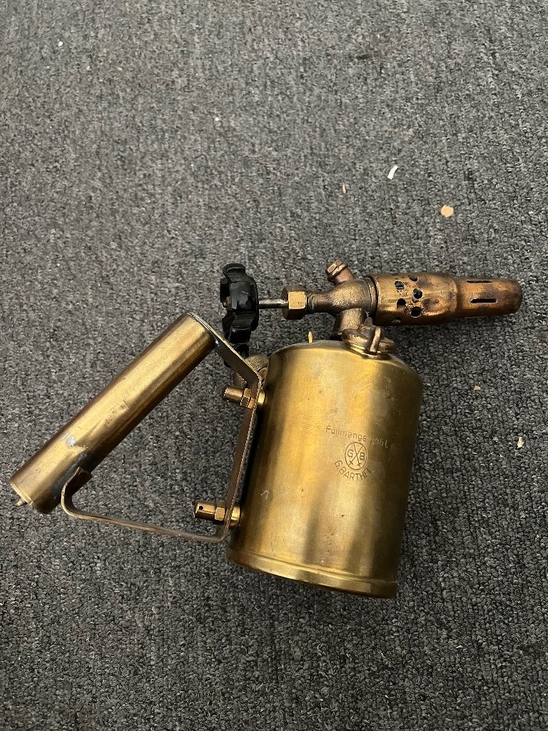 GB Barthel Messing Brander, Antiek en Kunst, Ophalen, Brons