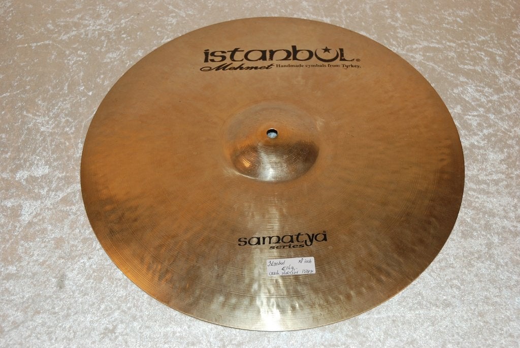 Istanbul Samataya Mehmet crash 1529gr 18 inch <26261336>, Gebruikt, ., Drums of Percussie, Ophalen of Verzenden