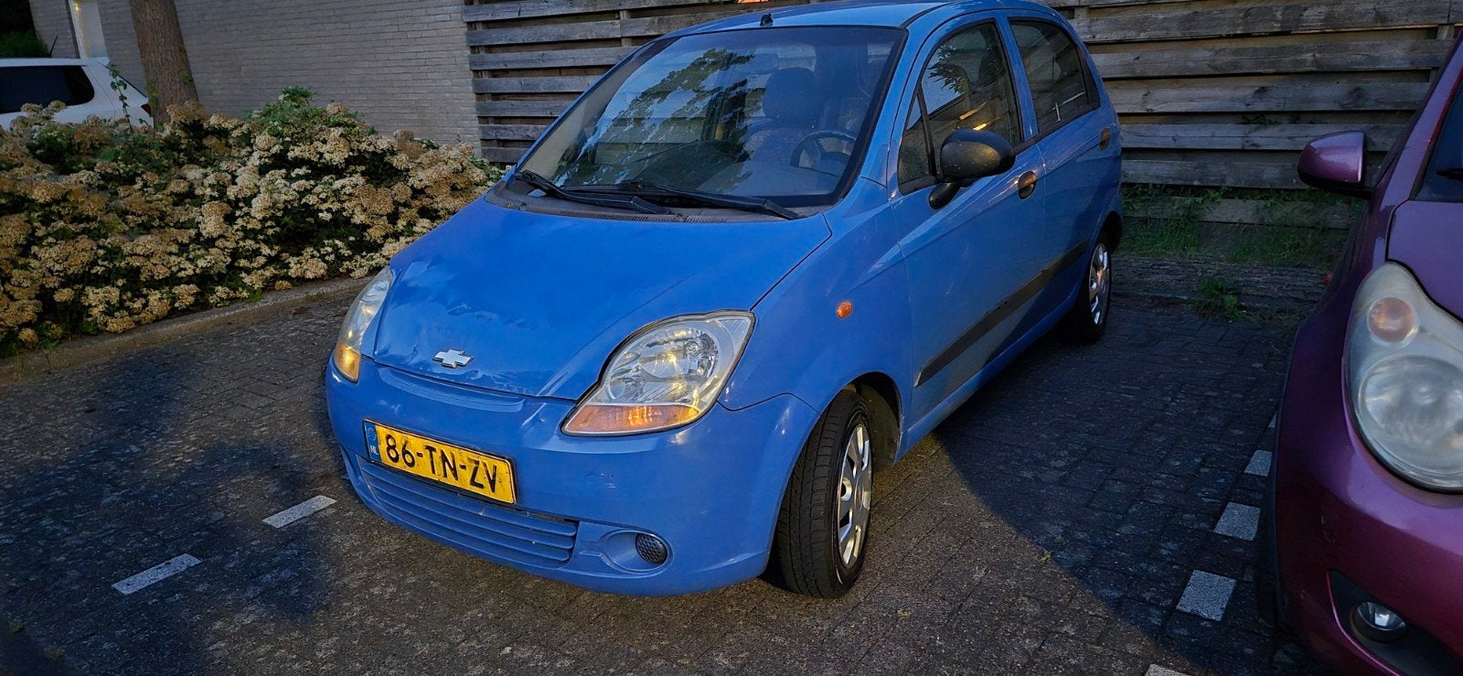 Chevrolet Matiz 0.8 2006 Blauw Superzuinig !!, Voorwielaandrijving, Blauw, Elektrische ramen, Origineel Nederlands