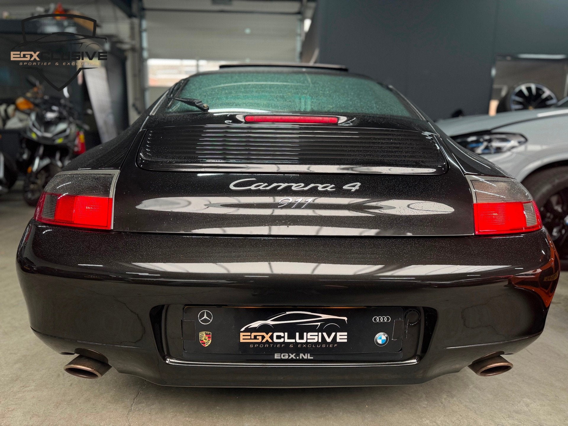 Porsche 911 3.4 Coupé Carrera 4 /Motor revisie+IMS Lager/Sc, Auto's, Automaat, Gebruikt, Zwart, 4 stoelen