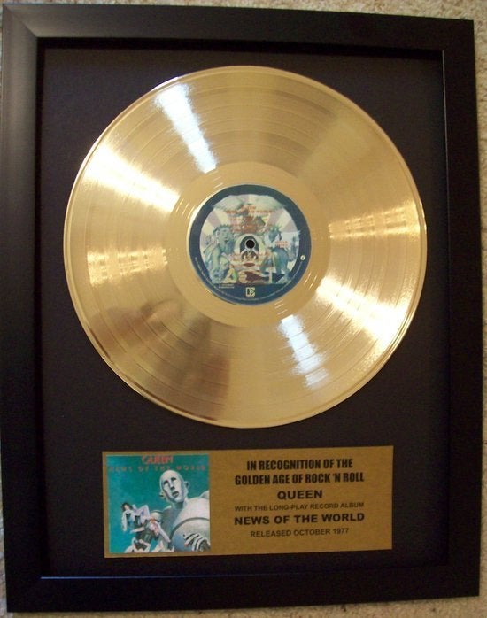 Queen - News of the World 24k Gold Plated Limited Edition, Rock, Overige formaten, Ophalen of Verzenden, Zo goed als nieuw