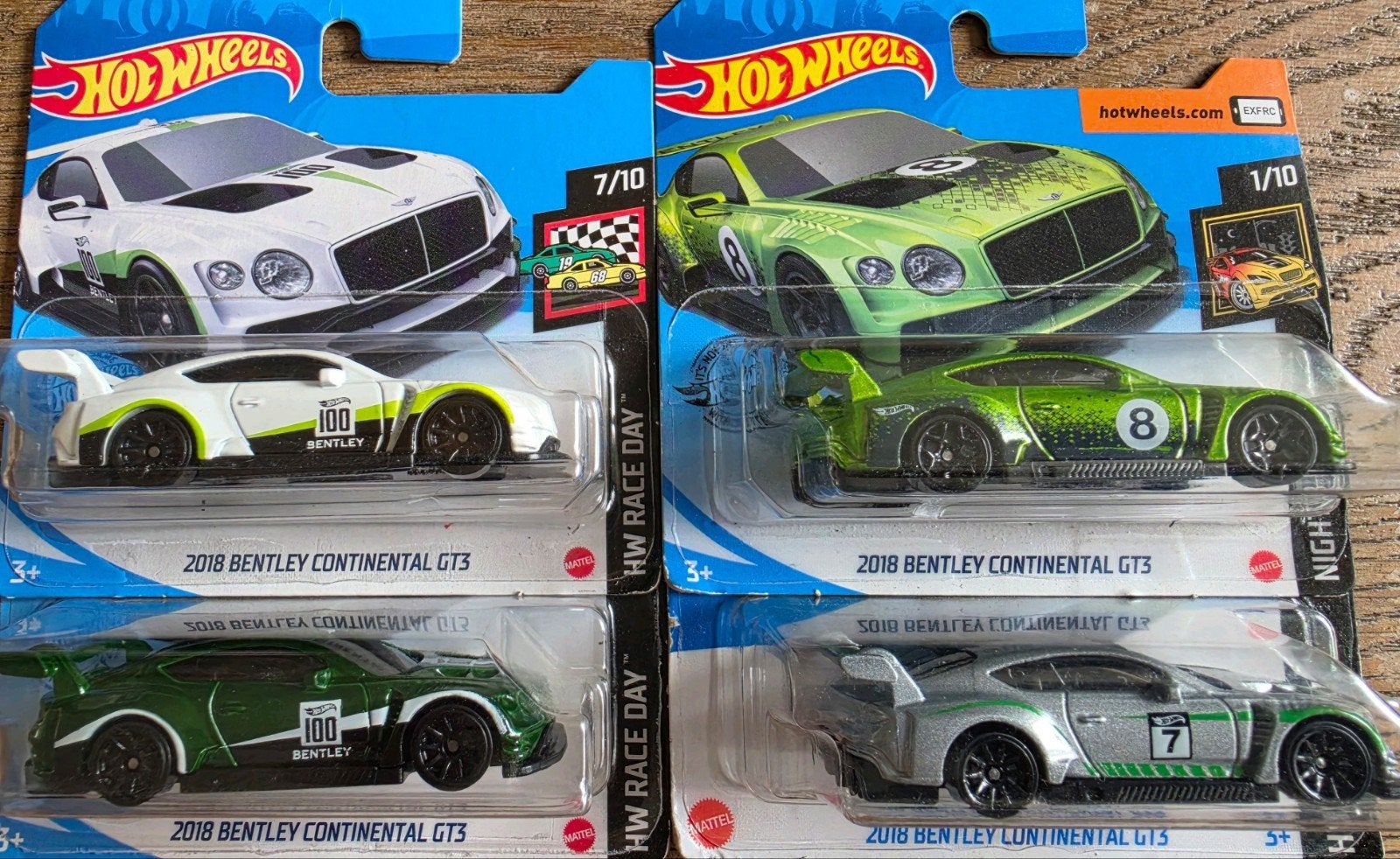 Hot Wheels 2018 Bentley Continental GT3, Ophalen of Verzenden, Nieuw, Auto
