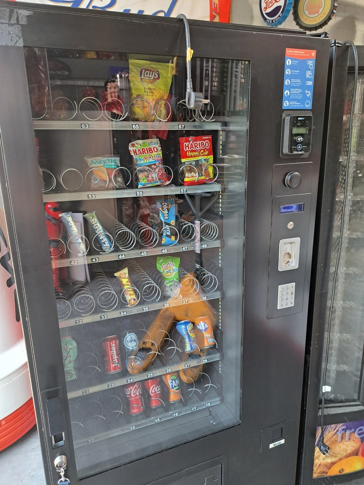 vendo fris/snack automaat gekoeld, Verzamelen, Ophalen
