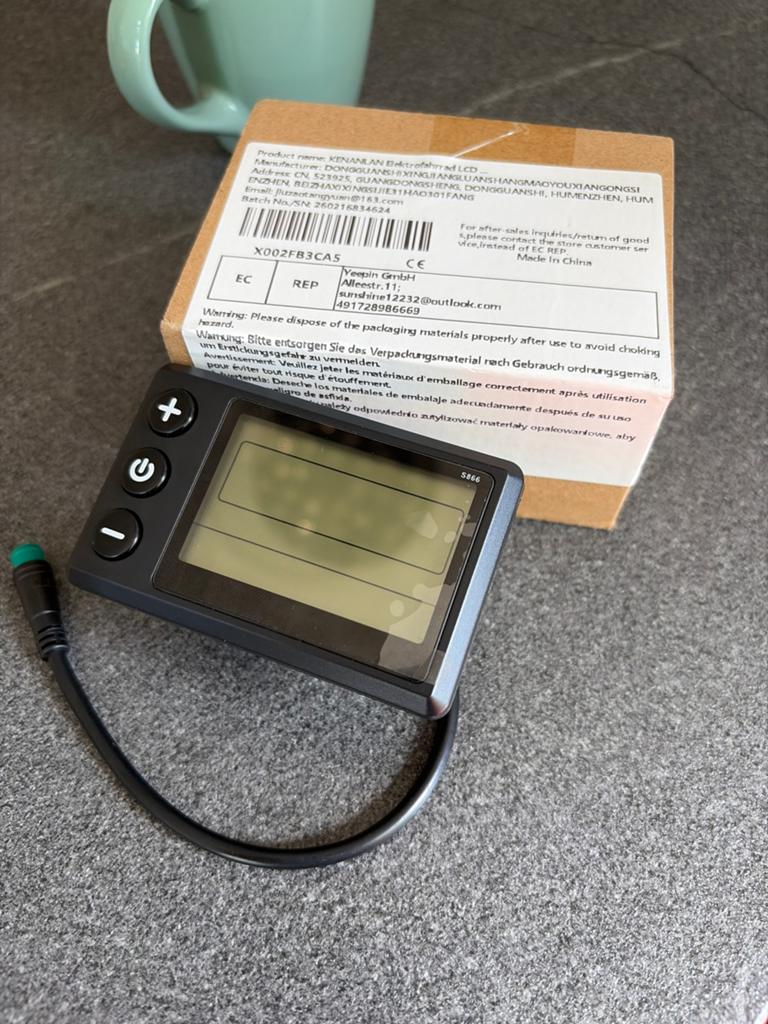 KENANLAN LCD Display voor fatbike - Nieuw in doos, Fietsen en Brommers, Ophalen of Verzenden, Nieuw