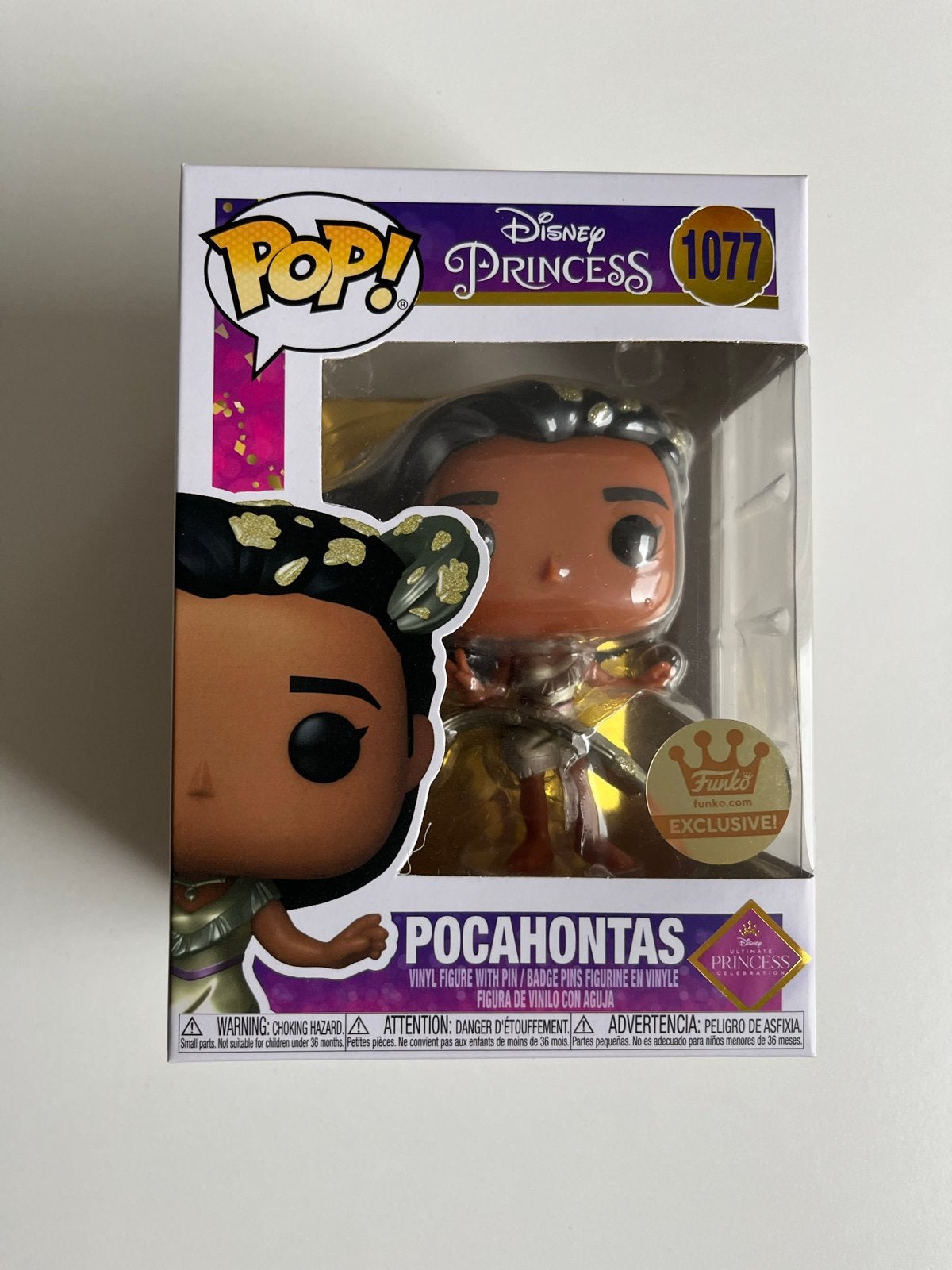 Funko Pop! Disney Princess 1077 Pocahontas met Pin, Ophalen of Verzenden, Nieuw