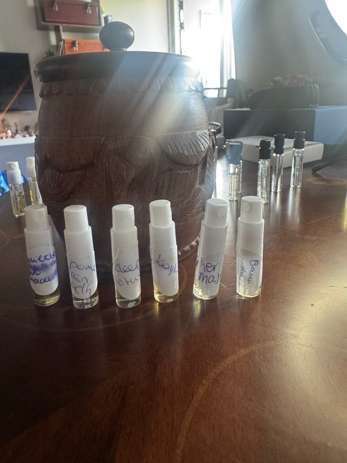 Diverse parfum samples - ontdek nieuwe geuren, Ophalen of Verzenden, Gebruikt