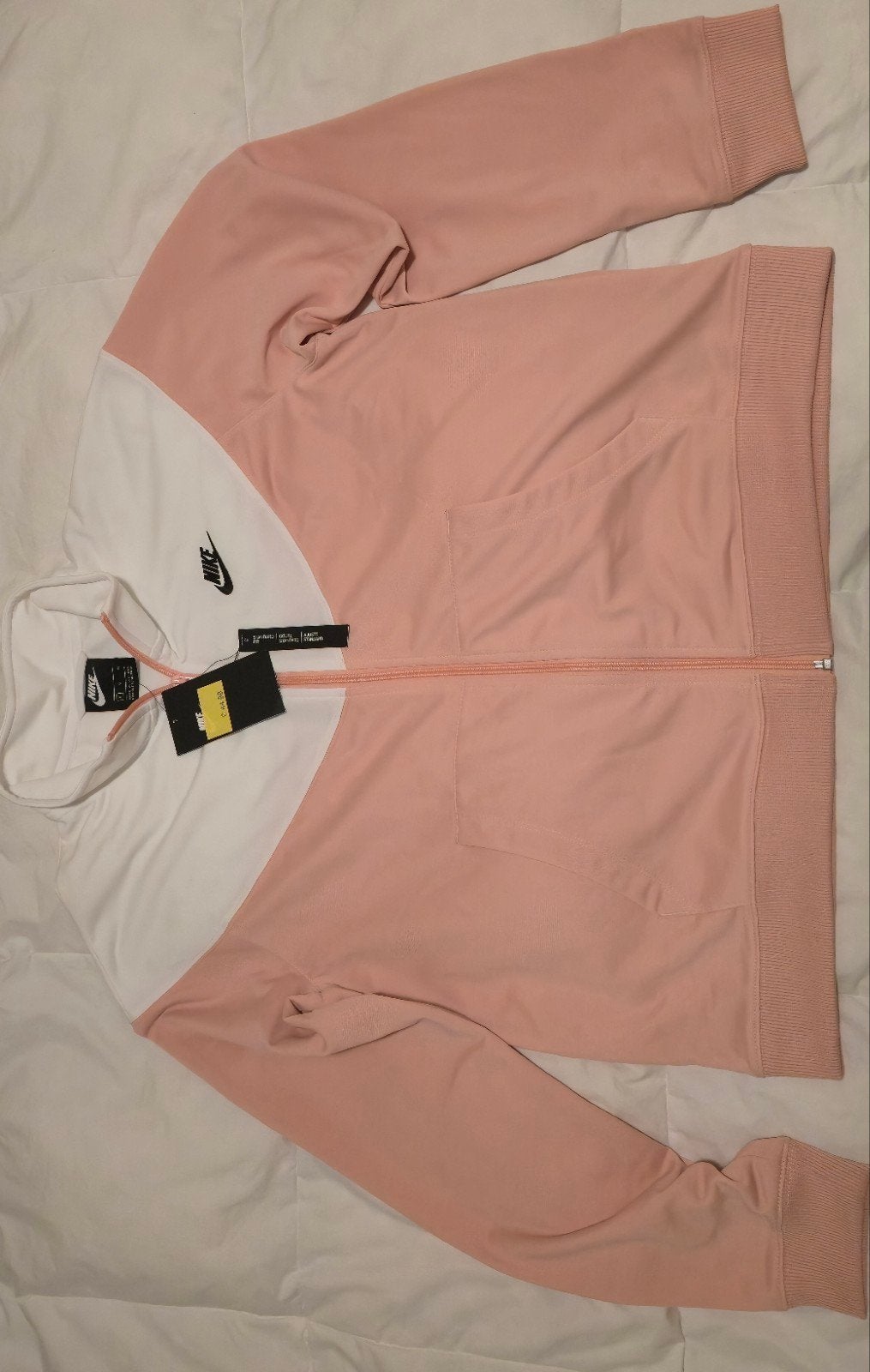 Nike trainingspak roze/wit - Zo goed als nieuw, Maat 42/44 (L), Nike, Nieuw, Ophalen of Verzenden